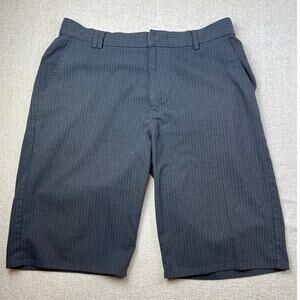 Fox Racing Men’s 36 Gray Pinstripe Bermuda Shorts Casual / Surf Style Casual